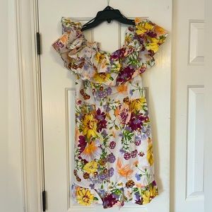 H&M Floral Cute Summer Mini Dress Size L